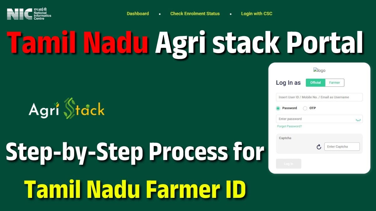Step-by-Step Process Tamil Nadu Farmer ID